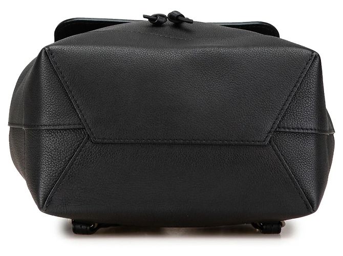 Zaino Louis Vuitton Taurillon Lockme nero - vista 3