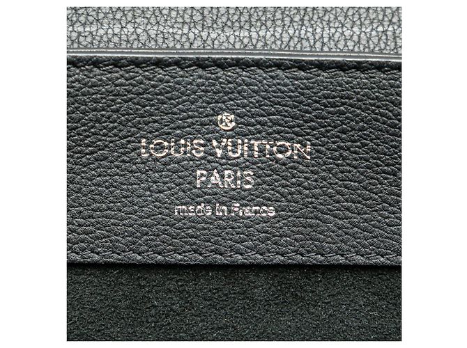 Zaino Louis Vuitton Taurillon Lockme nero - vista 5