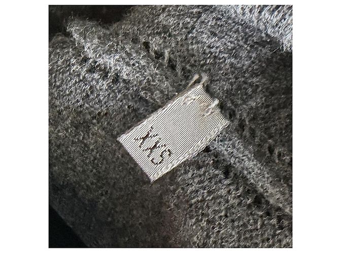 Dior Homme 13 FW Woll-Long-Cardigan Grau - Ansicht 4