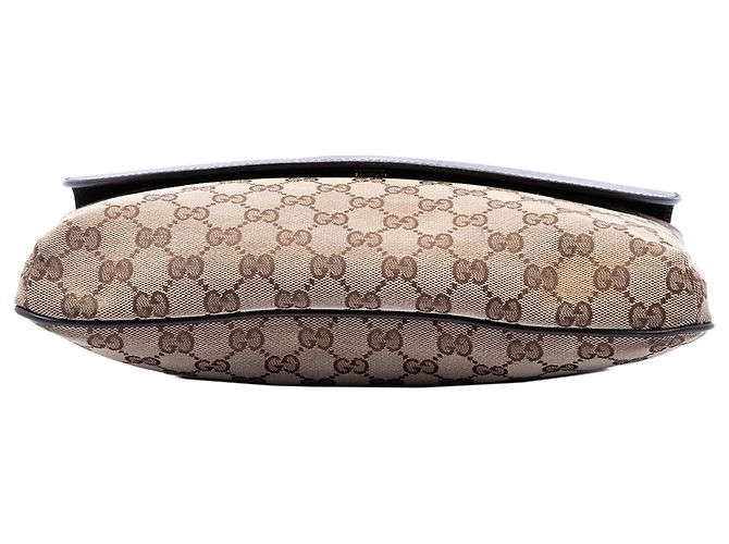 Borsa a tracolla Gucci GG Canvas beige - vista 3