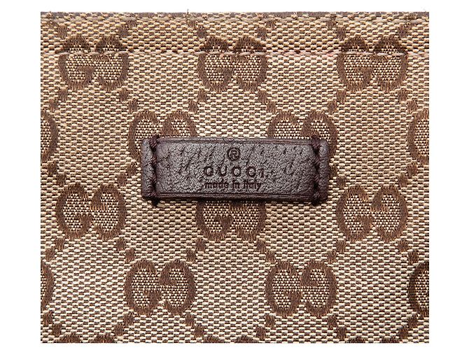 Borsa a tracolla Gucci GG Canvas beige - vista 5