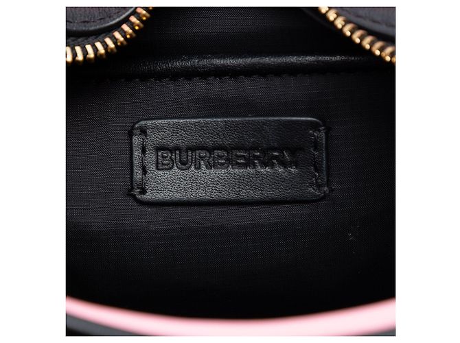 Borsa a tracolla per bambini Burberry TB Monogram Nylon Stripe rosa - vista 5