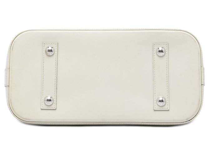 Borsa Louis Vuitton Epi Alma PM bianca Bianco - vista 3