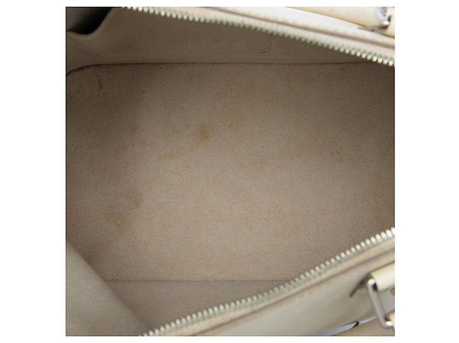Borsa Louis Vuitton Epi Alma PM bianca Bianco - vista 4