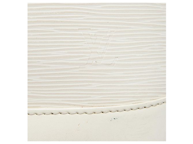 Borsa Louis Vuitton Epi Alma PM bianca Bianco - vista 5