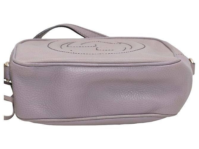 Borsa a tracolla Gucci Soho color viola chiaro Porpora - vista 3