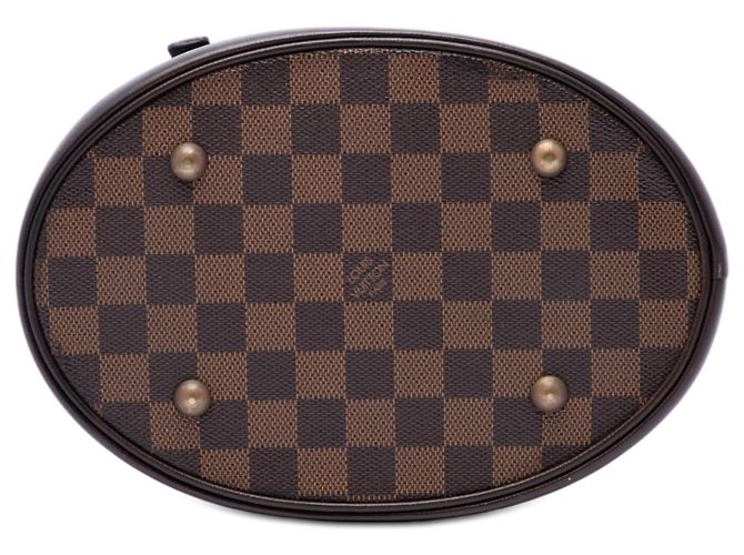 Bucket Borsa a secchiello Marais in Damier Ebene marrone Louis Vuitton - vista 3