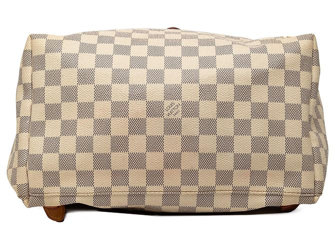 Weißer Louis Vuitton Damier Azur Sperone Rucksack - Ansicht 3