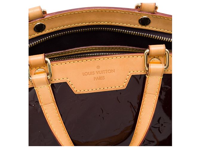 Borsa Louis Vuitton Monogram Vernis Brea MM Viola Porpora - vista 5