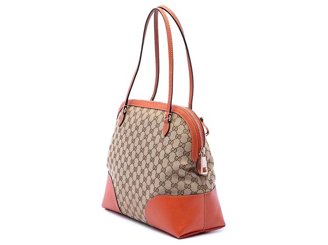 Orange Gucci Medium GG Canvas Bree Dome Tote - Ansicht 2