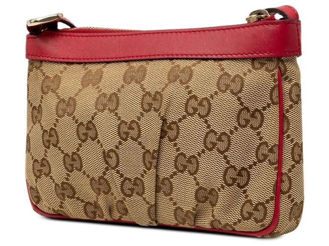 Borsa a tracolla Gucci GG Canvas Lovely Beige - vista 2