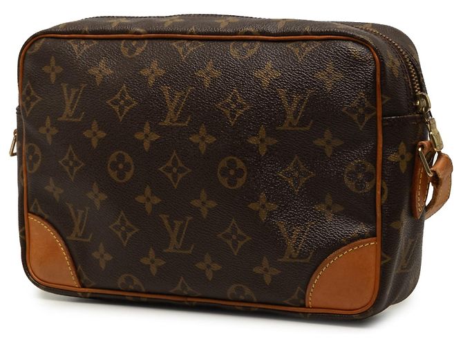 Borsa a tracolla Louis Vuitton Monogram Trocadero 27 marrone - vista 2