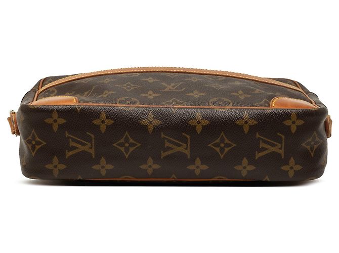 Borsa a tracolla Louis Vuitton Monogram Trocadero 27 marrone - vista 3
