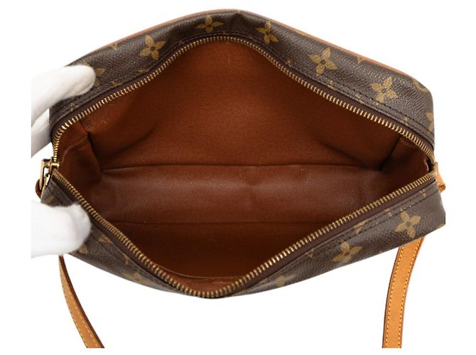 Borsa a tracolla Louis Vuitton Monogram Trocadero 27 marrone - vista 4