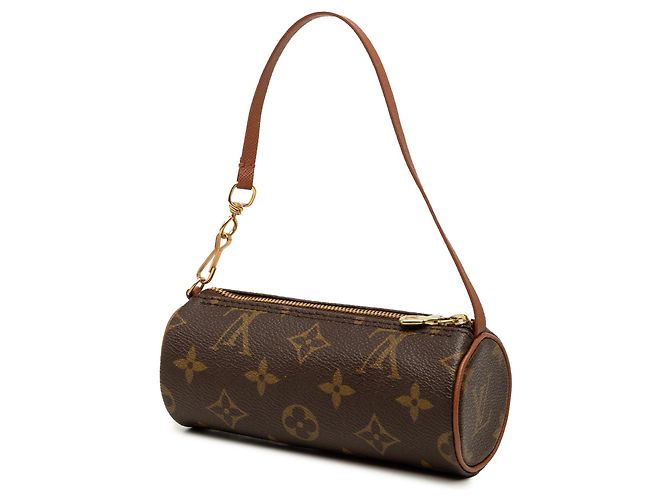 Braune Louis Vuitton Monogram Papillon Pochette Handtasche - Ansicht 2