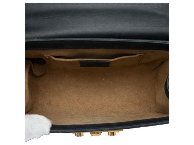Padlock Borsa a tracolla Gucci Small GG Supreme con lucchetto beige - vista 4