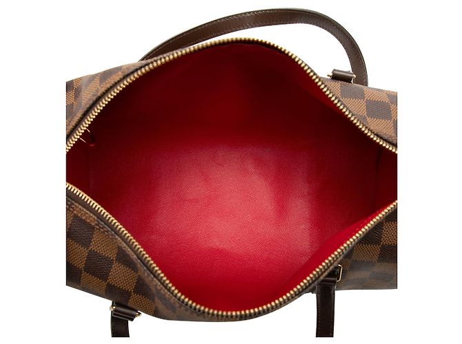 Borsa Louis Vuitton Damier Ebene Papillon 30 marrone - vista 4