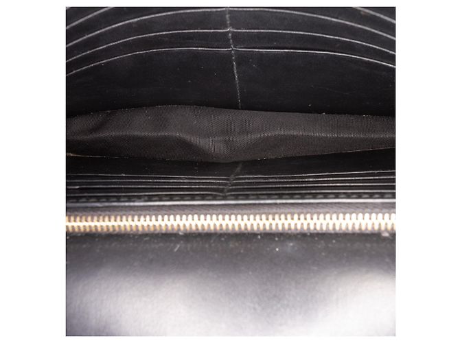 Borsa a tracolla con catena Gucci Guccissima nera con G intrecciate Nero - vista 4