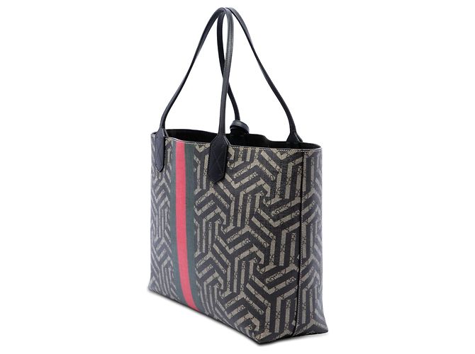 Tote Black Gucci GG Supreme Caleido Web Nero - vista 2
