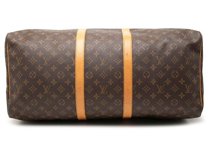 Borsa da viaggio Louis Vuitton Monogram Keepall 55 marrone - vista 3