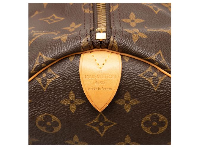 Borsa da viaggio Louis Vuitton Monogram Keepall 55 marrone - vista 5