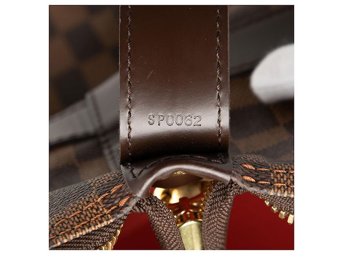 Borsa da viaggio Louis Vuitton Damier Ebene Grimaud marrone - vista 6