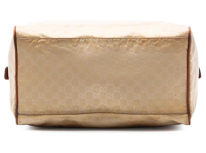 Borsa da viaggio Gucci GG Nylon Web beige - vista 3