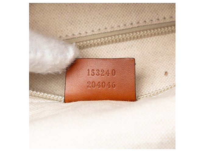 Borsa da viaggio Gucci GG Nylon Web beige - vista 6
