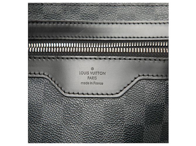 Borsa a tracolla Louis Vuitton Damier Graphite Daniel MM nera Nero - vista 6