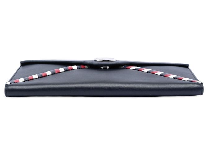 Clutch envelope Airlines in agnello blu Chanel - vista 3