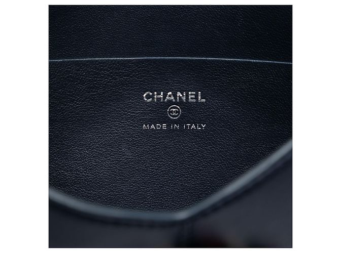 Clutch envelope Airlines in agnello blu Chanel - vista 5