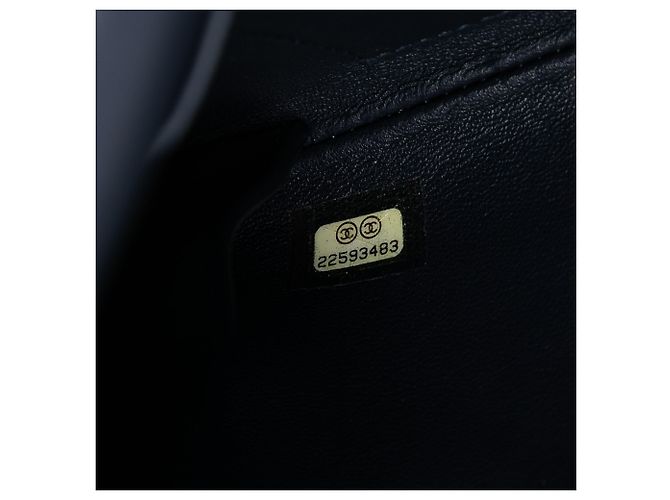 Clutch envelope Airlines in agnello blu Chanel - vista 6