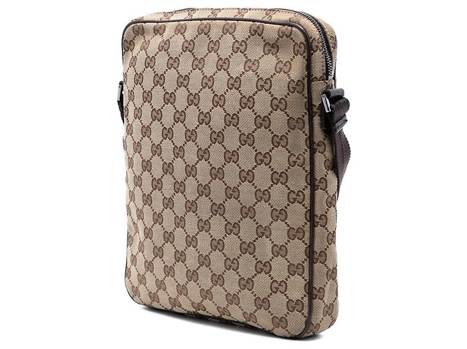 Borsa a tracolla Gucci GG Canvas Beige - vista 2