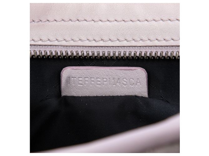 Borsa a tracolla con frange in pelle Burberry Prorsum viola Porpora - vista 6