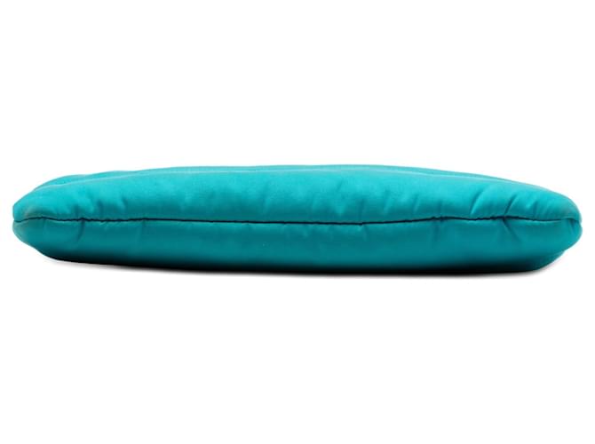 Clutch Bomber Tessuto blu Prada - vista 3