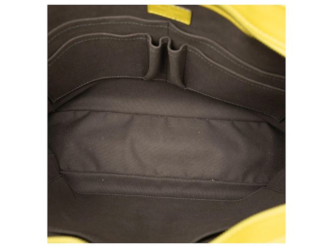 Borsa Louis Vuitton Damier Infini Tadao gialla Giallo - vista 4