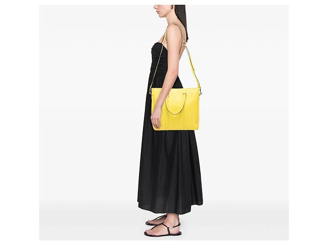 Borsa Louis Vuitton Damier Infini Tadao gialla Giallo - vista 7