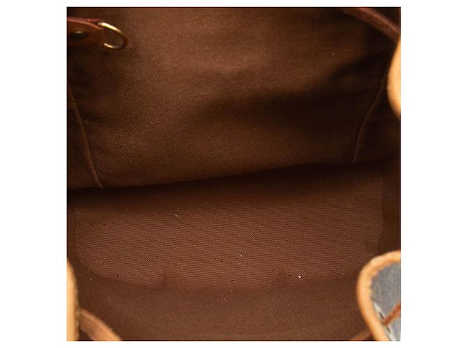 Zaino Louis Vuitton Monogram Mini Montsouris marrone - vista 4