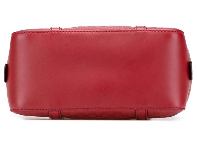 Bamboo Borsa Microguccissima Bree Small rossa di Gucci Rosso - vista 3