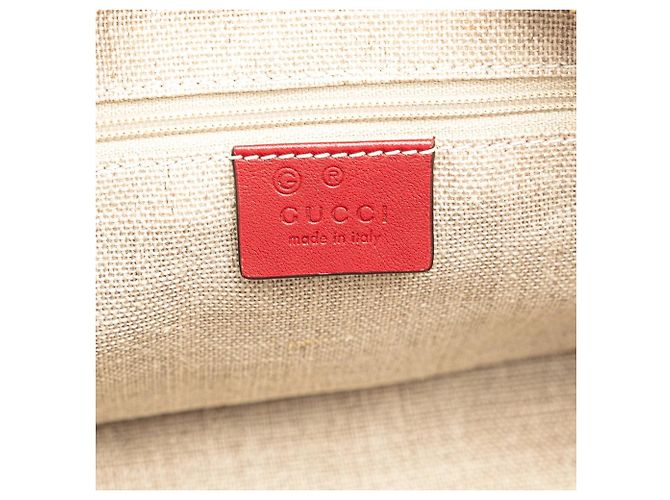 Bamboo Borsa Microguccissima Bree Small rossa di Gucci Rosso - vista 5