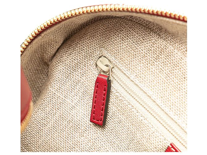Bamboo Borsa Microguccissima Bree Small rossa di Gucci Rosso - vista 7