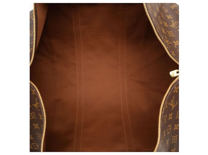 Borsa da viaggio Louis Vuitton Monogram Keepall 60 marrone - vista 4