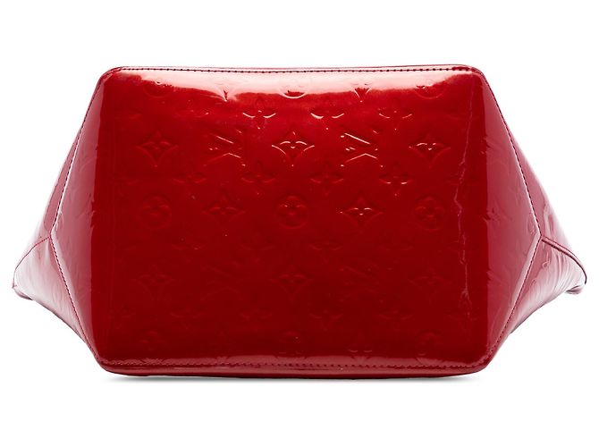 Borsa Louis Vuitton Monogram Vernis Bellevue PM Rossa Rosso - vista 3