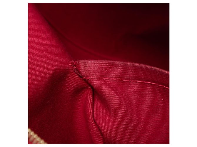 Borsa Louis Vuitton Monogram Vernis Bellevue PM Rossa Rosso - vista 6