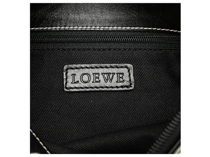 Borsa a tracolla in tela Anagram grigio LOEWE - vista 5
