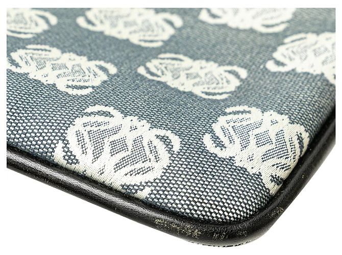 Borsa a tracolla in tela Anagram grigio LOEWE - vista 7