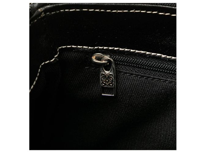 Borsa a tracolla in tela Anagram grigio LOEWE - vista 9