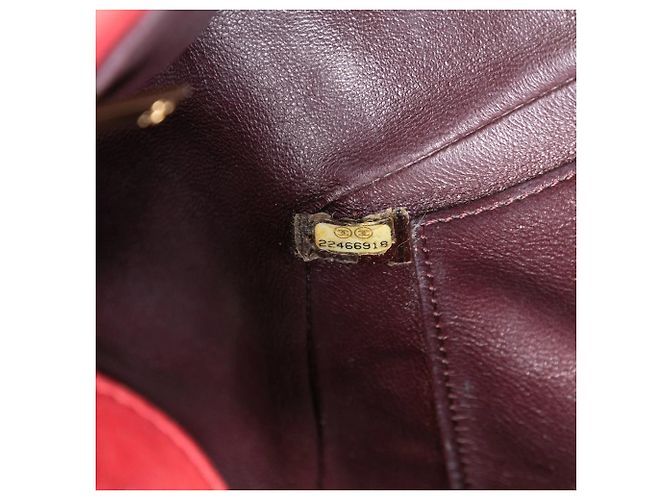Borsa a tracolla Chanel Medium Quilted Caviar CC Filigree Flap Rossa Rosso - vista 5