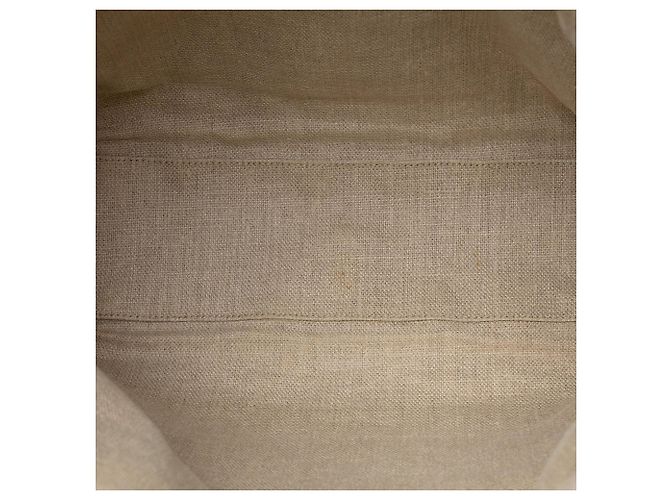 Bamboo Tote Gucci de couro branco com alça de bambu e mors - vista 4