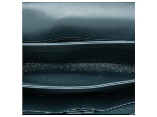 Trendy CC Borsa Chanel Medium in agnello blu con CC Trendy - vista 4